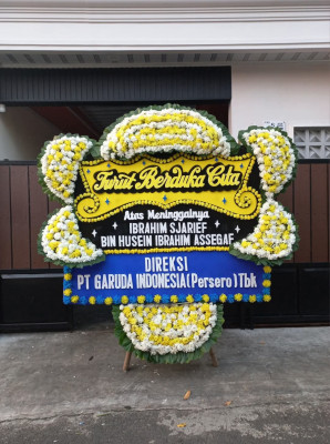 Papan Bunga Duka di Margoagung